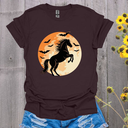 Halloween Moon Horse T-Shirt