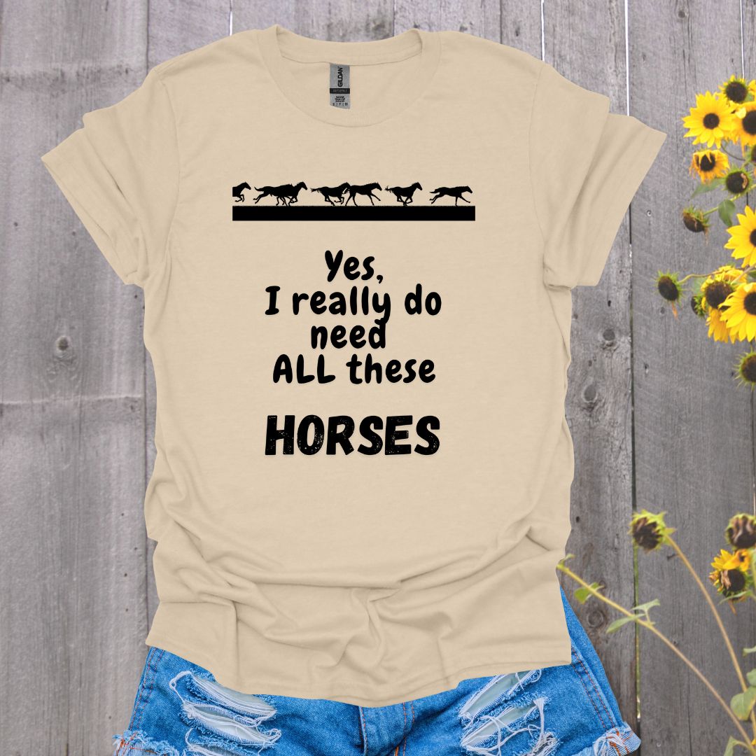 All These Horses Softstyle T-Shirt