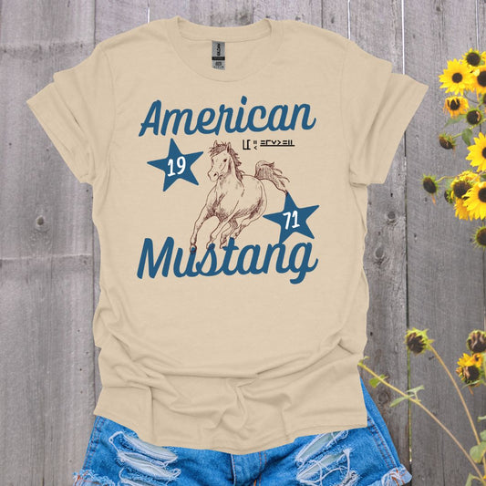 American Mustang Horse T-Shirt