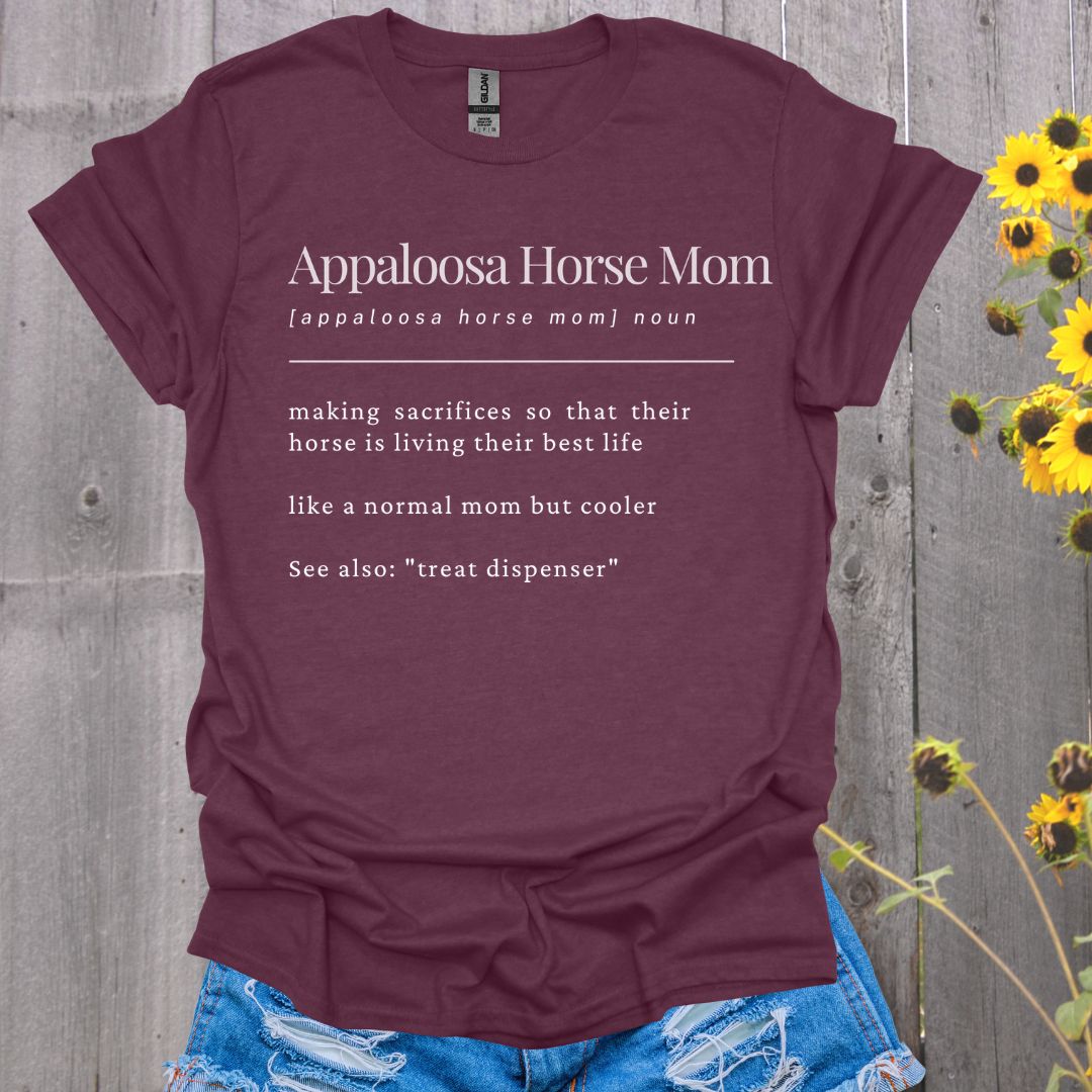 Appaloosa Horse Mom T-Shirt