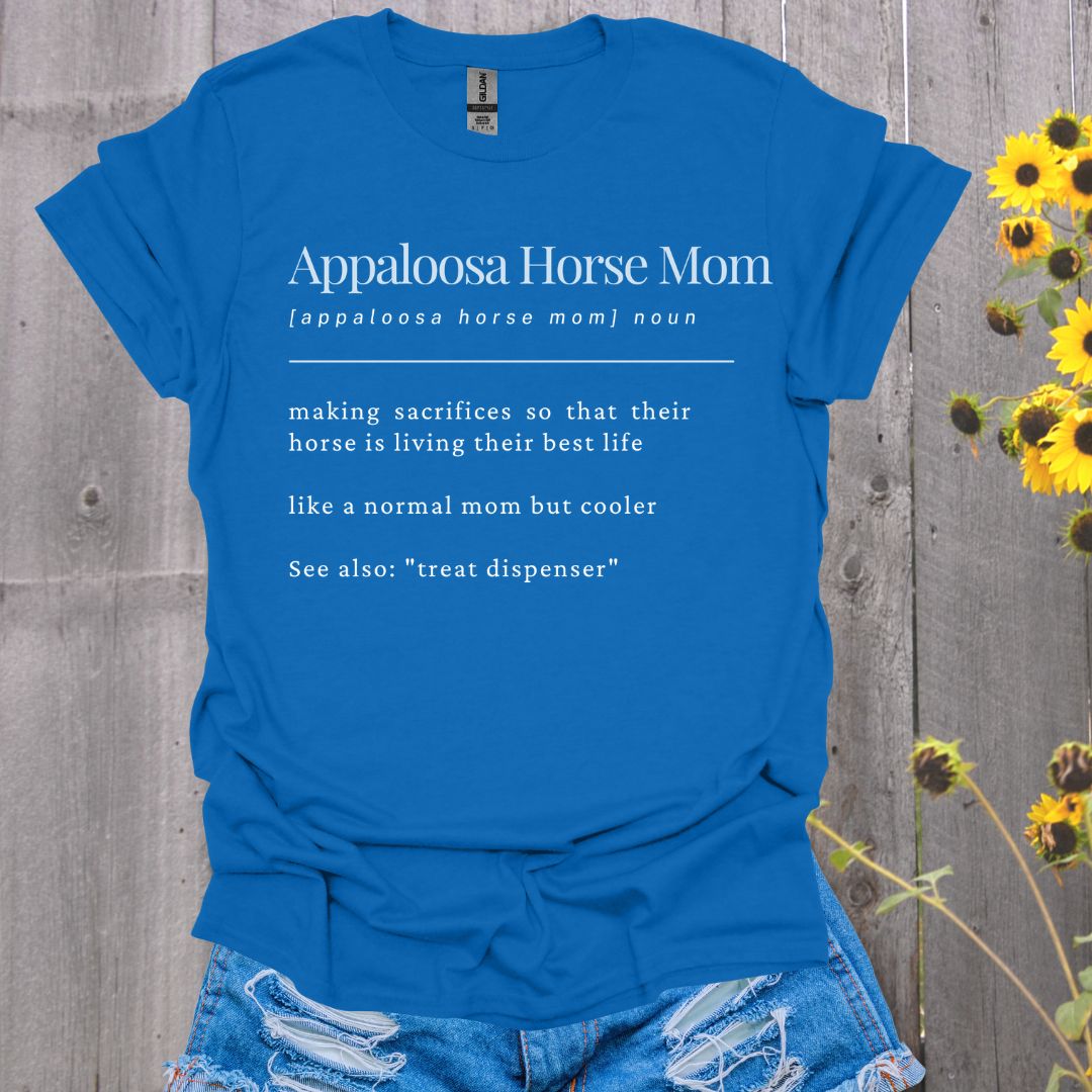 Appaloosa Horse Mom T-Shirt
