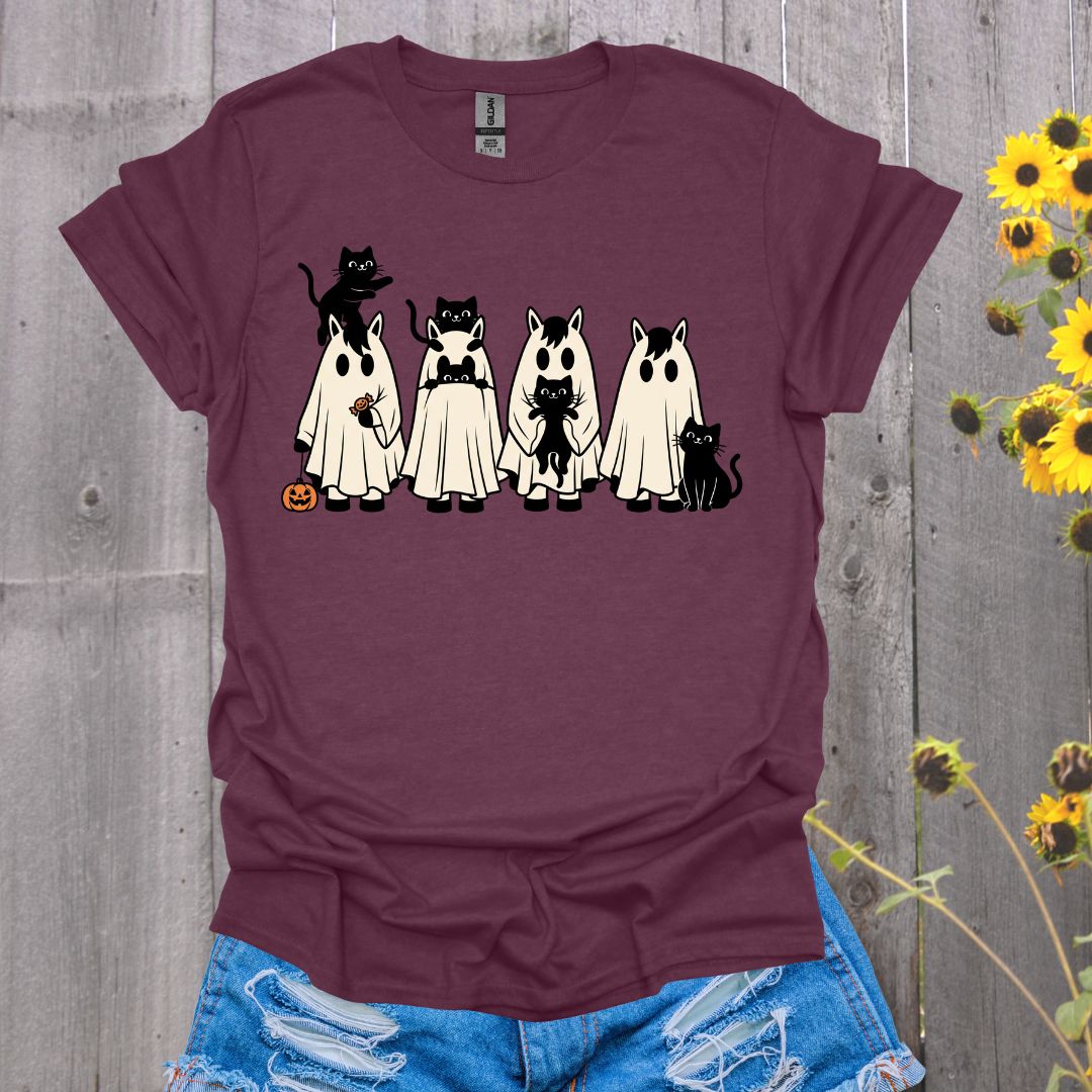 Cats & Ghost Horse T-Shirt