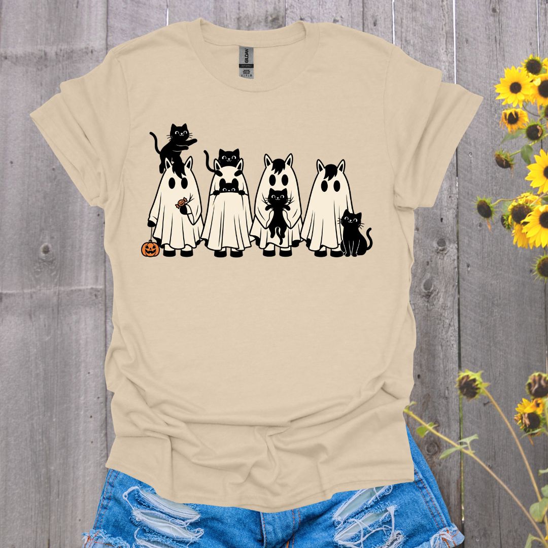 Cats & Ghost Horse T-Shirt