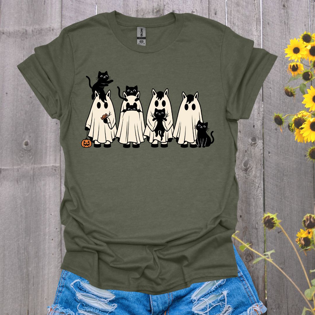 Cats & Ghost Horse T-Shirt