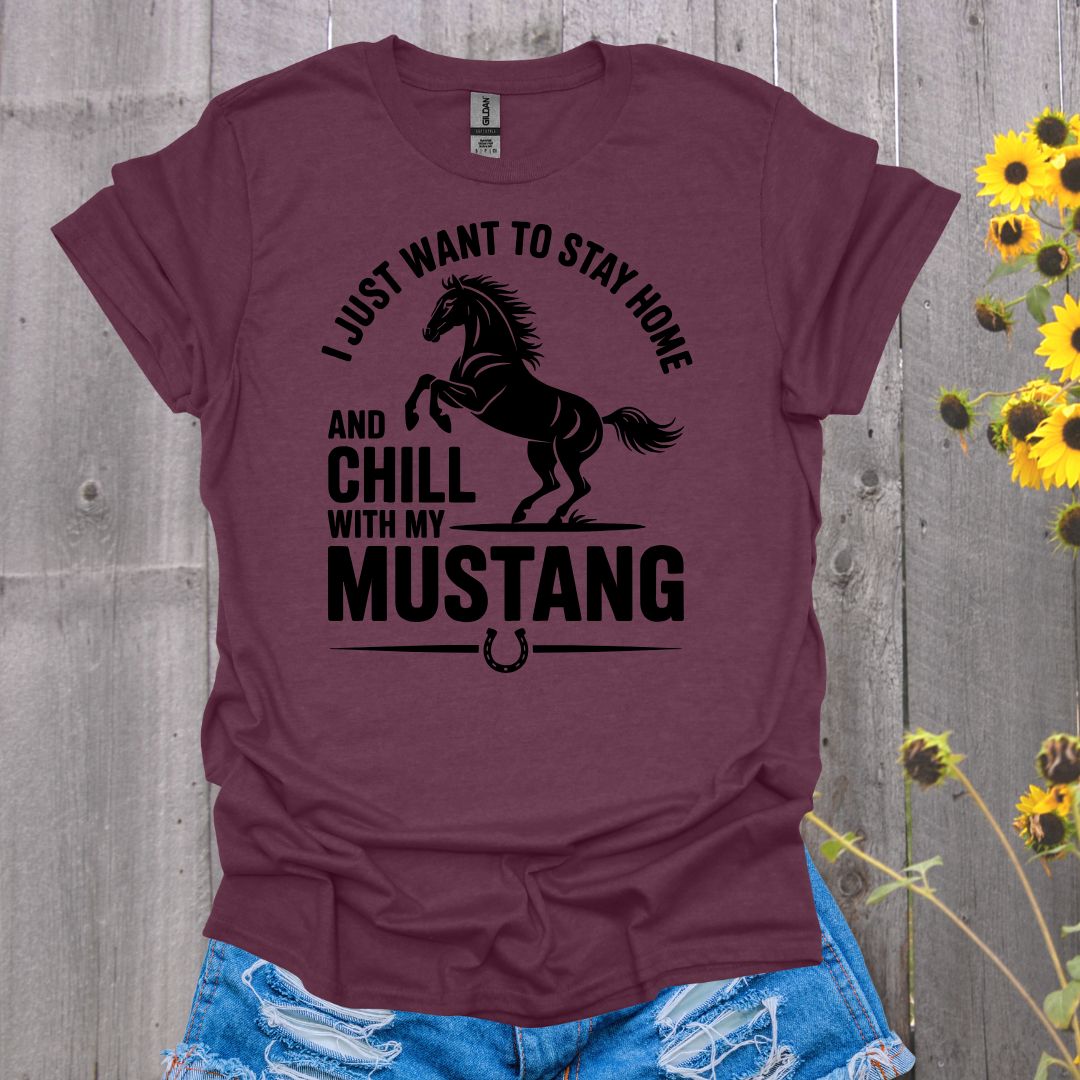 Chill Mustang Horse T-Shirt