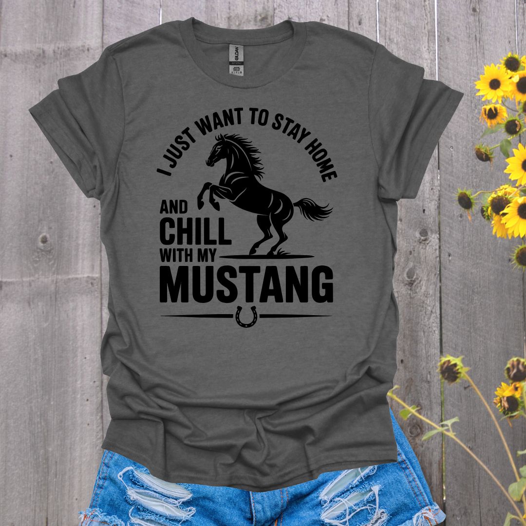 Chill Mustang Horse T-Shirt