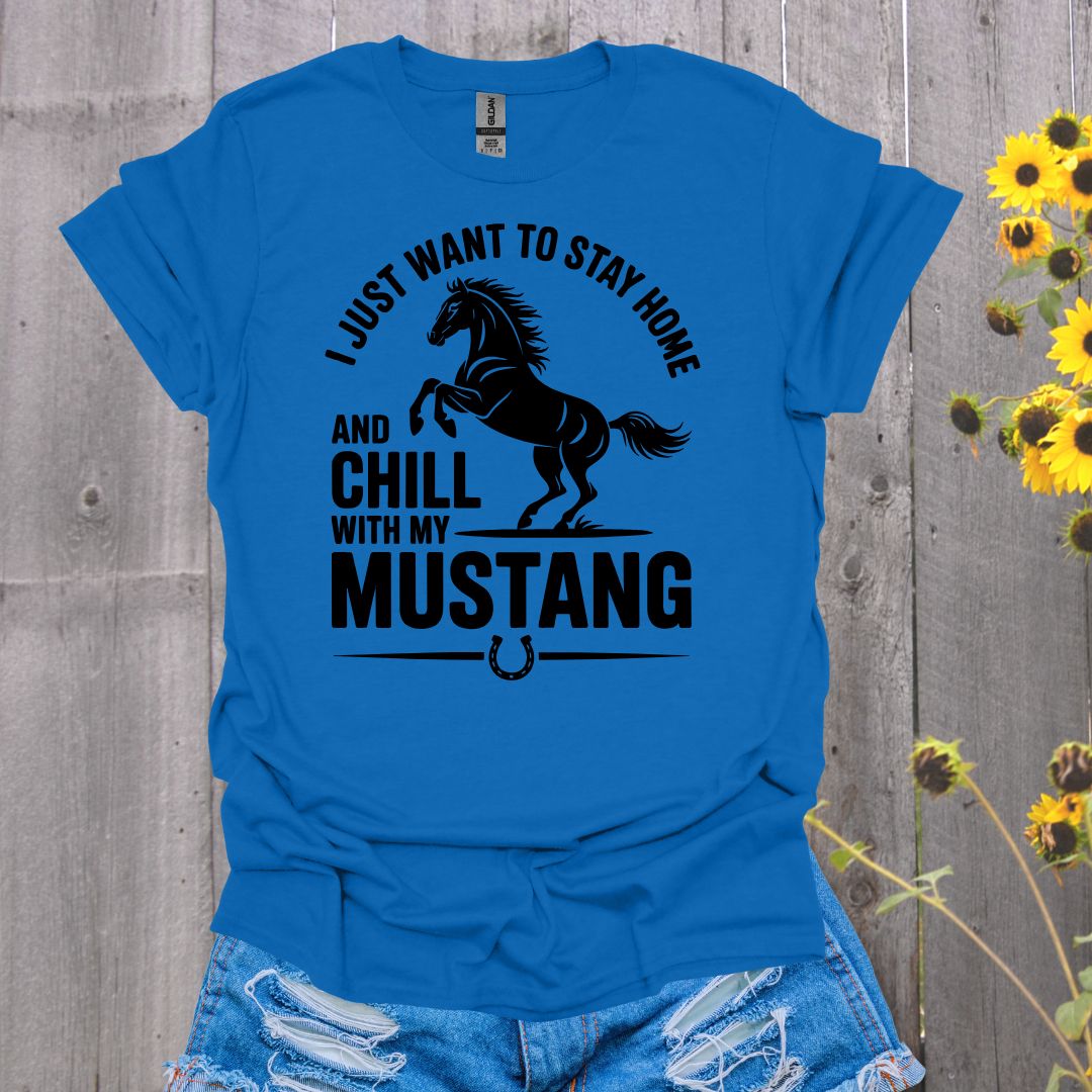 Chill Mustang Horse T-Shirt