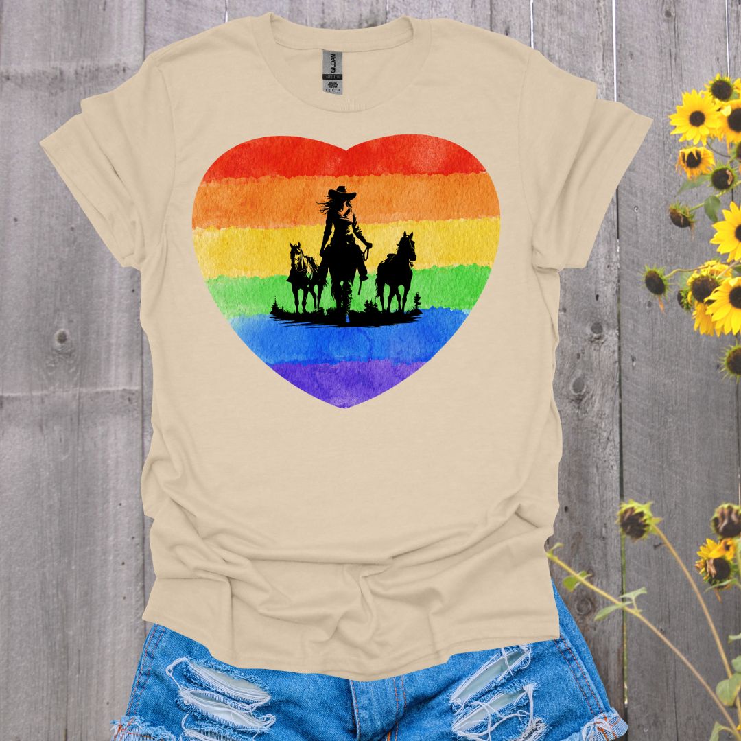 Cowgirl Pride Horse T-Shirt