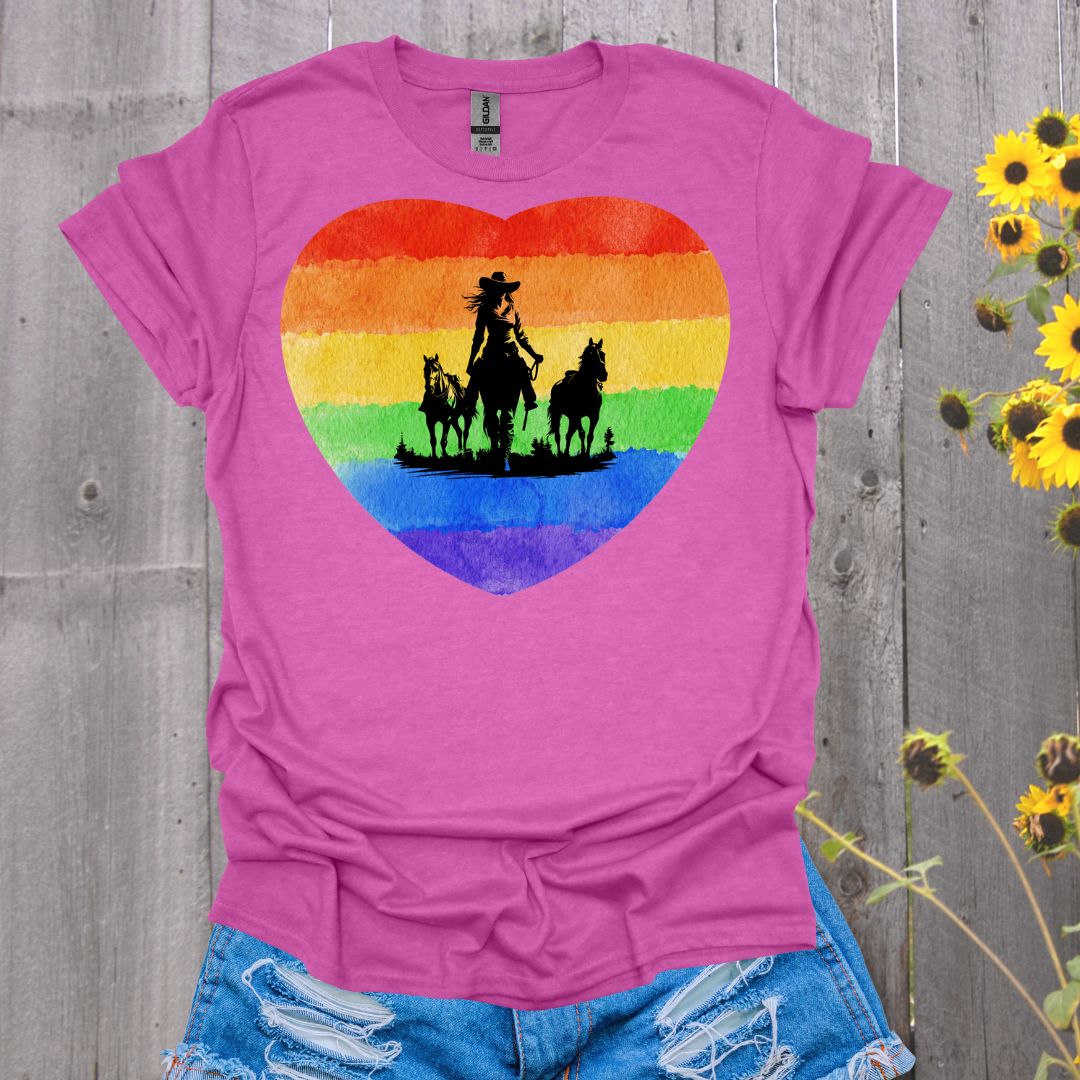 Cowgirl Pride Horse T-Shirt