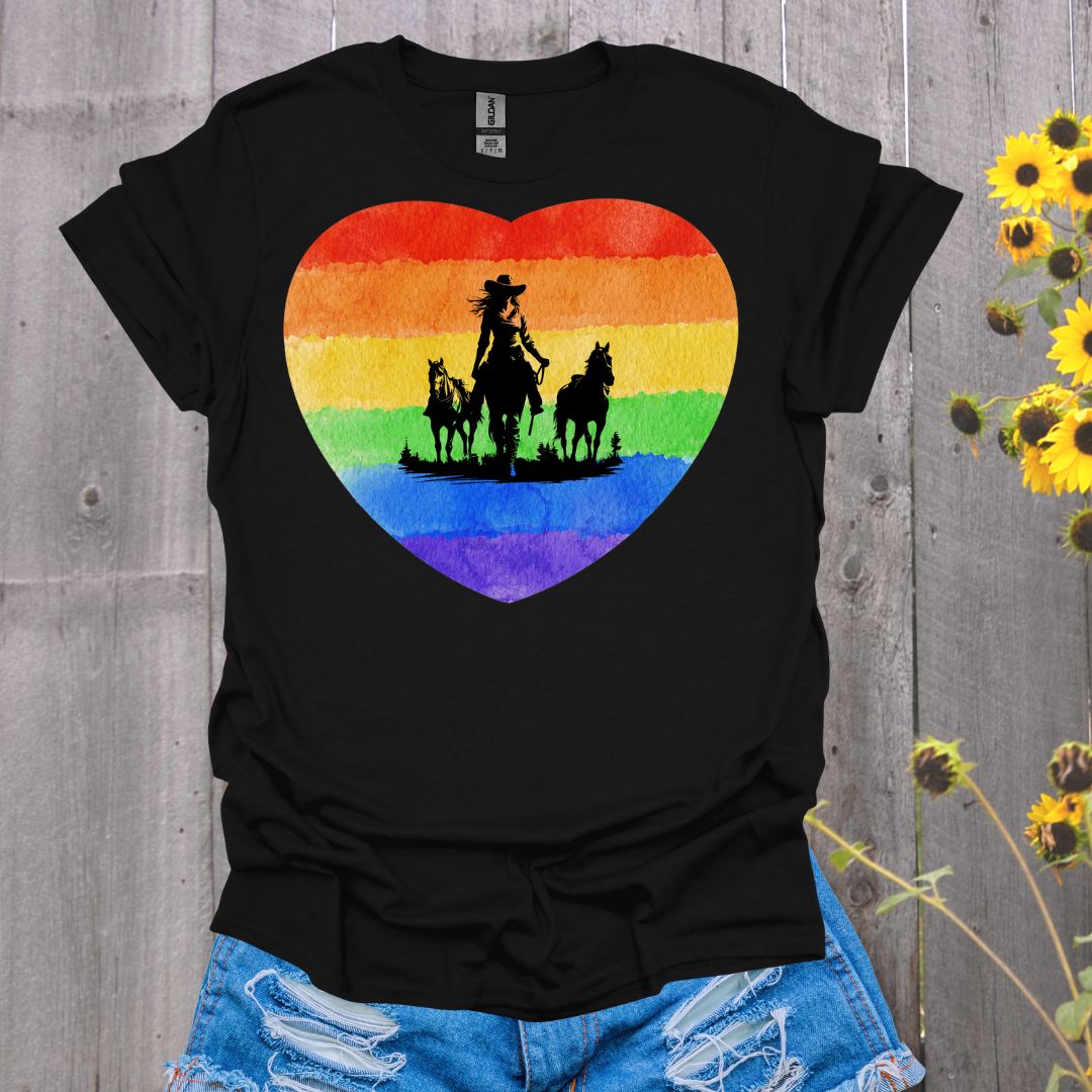 Cowgirl Pride Horse T-Shirt