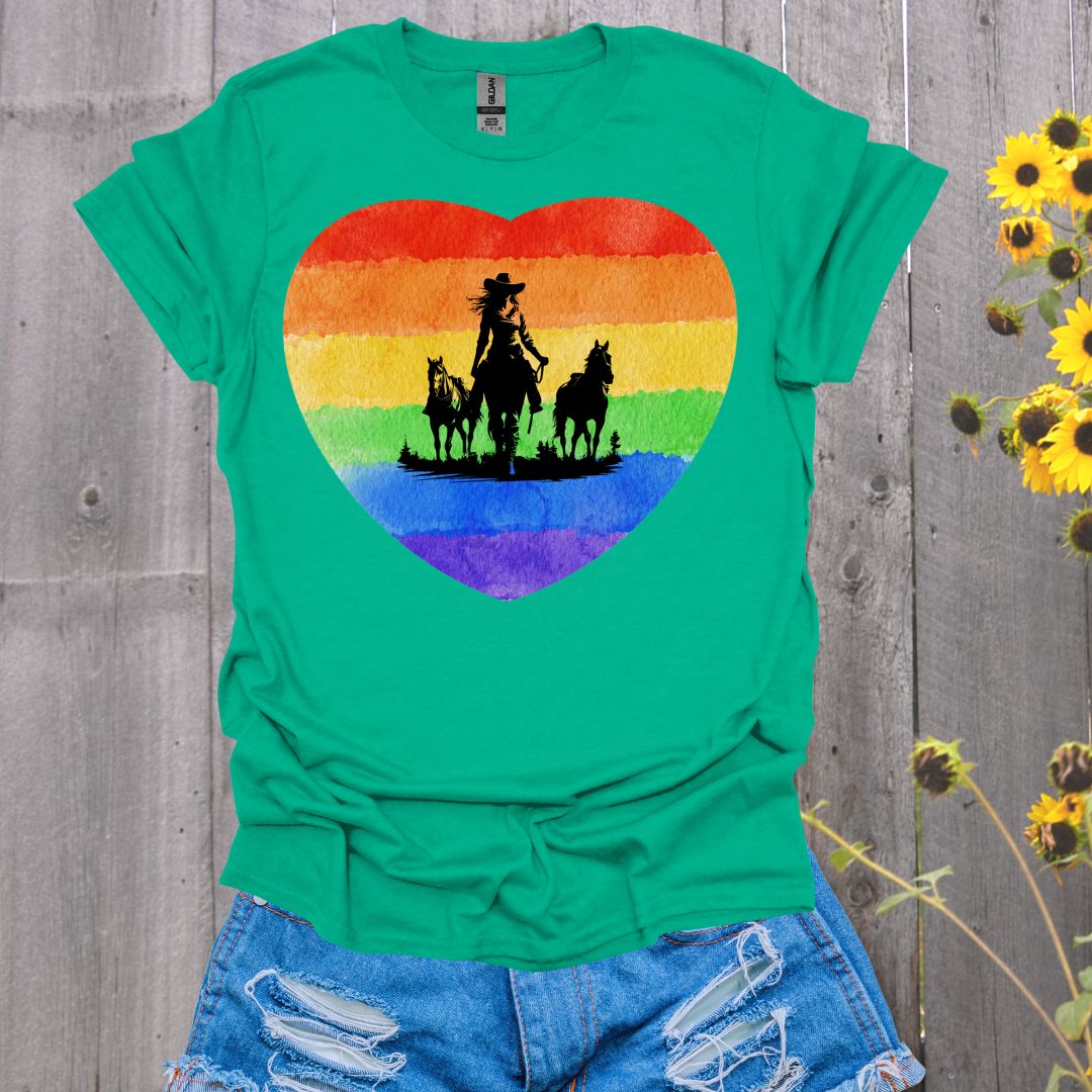 Cowgirl Pride Horse T-Shirt