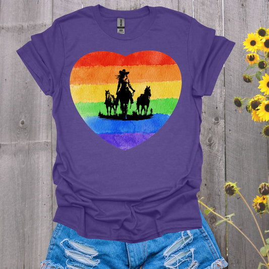 Cowgirl Pride Horse T-Shirt