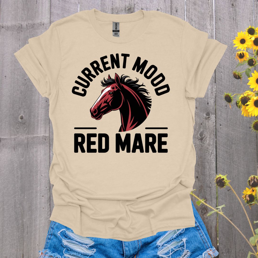 Mood Red Mare Horse T-Shirt