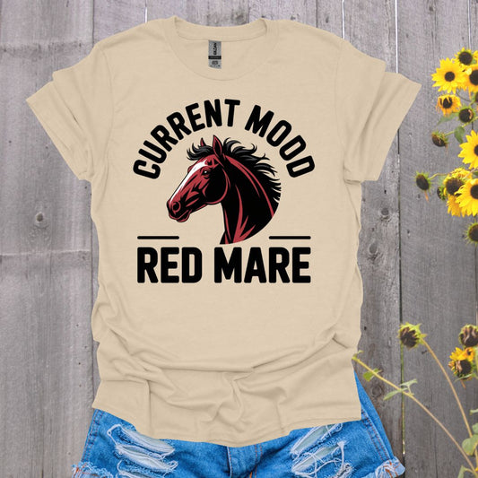 Mood Red Mare Horse T-Shirt