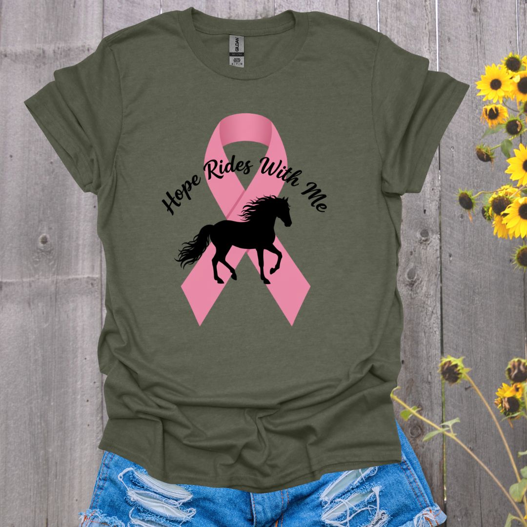 Hope Rides With Me Horse T-Shirt