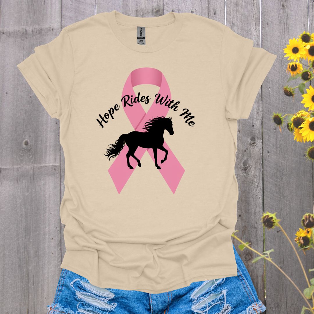 Hope Rides With Me Horse T-Shirt