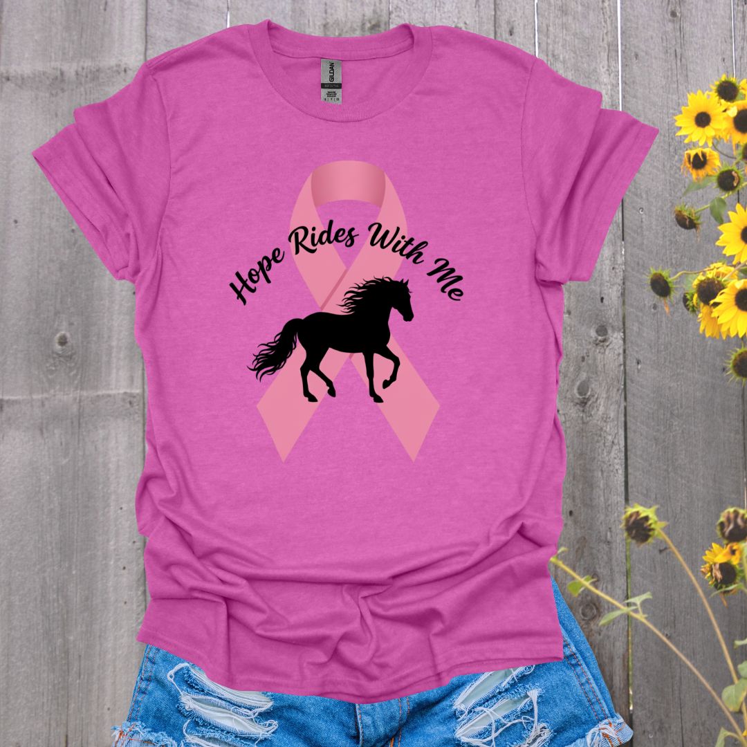Hope Rides With Me Horse T-Shirt