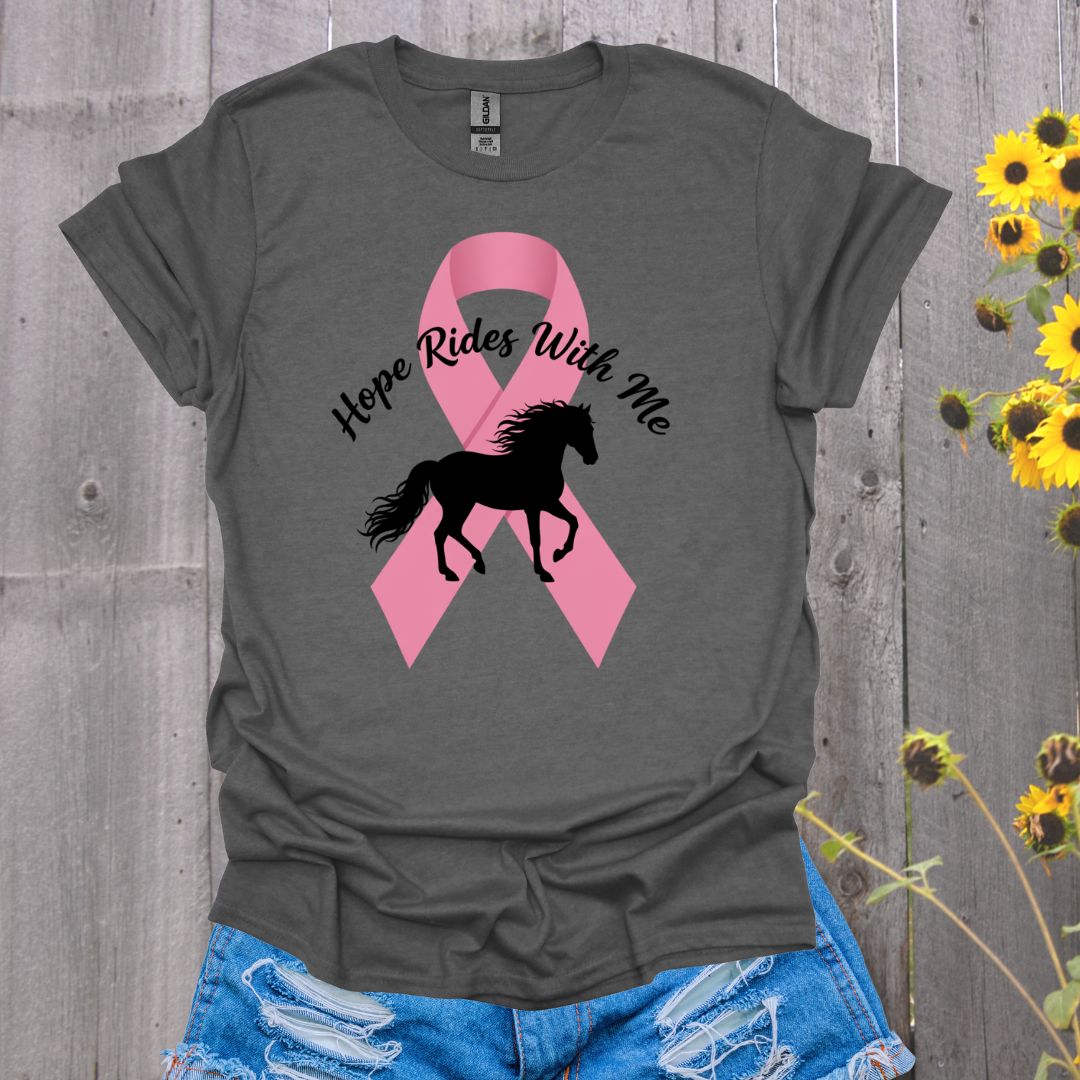 Hope Rides With Me Horse T-Shirt