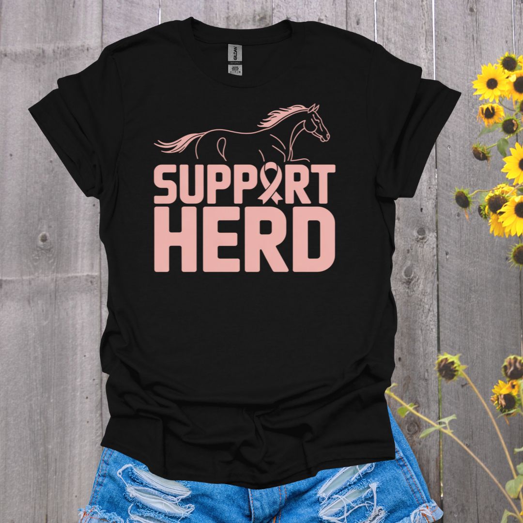 Support Herd Breast Cancer T-Shirt