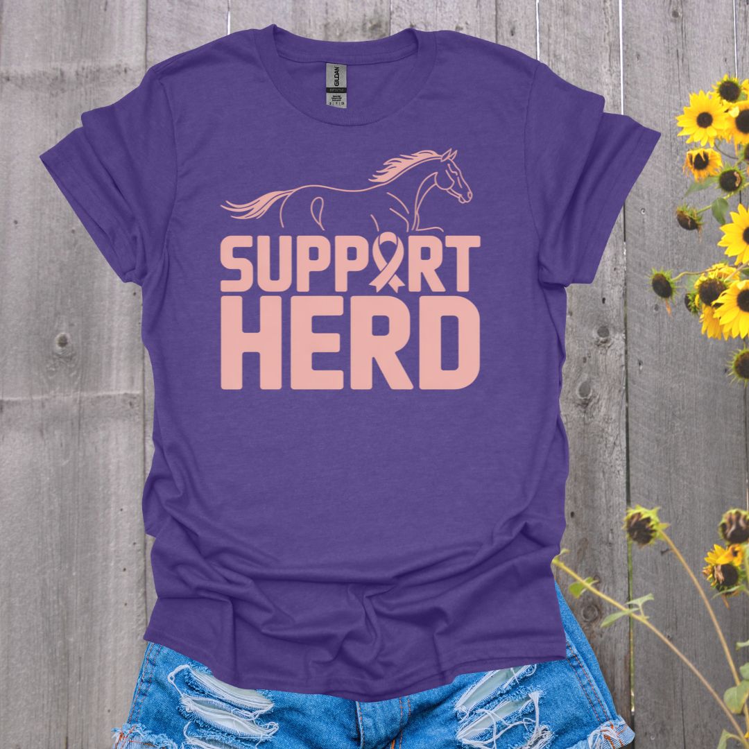 Support Herd Breast Cancer T-Shirt