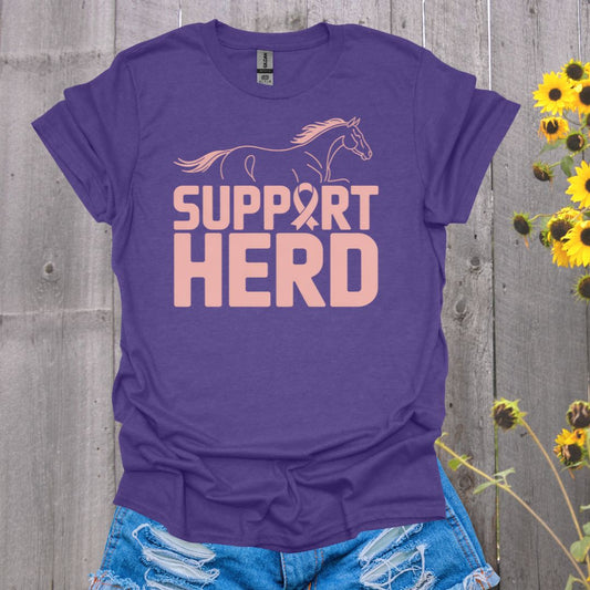 Support Herd Breast Cancer T-Shirt
