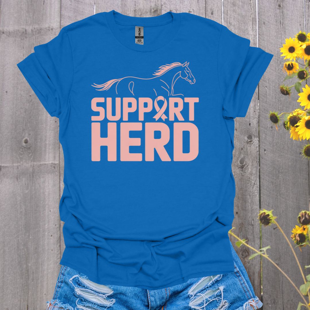Support Herd Breast Cancer T-Shirt