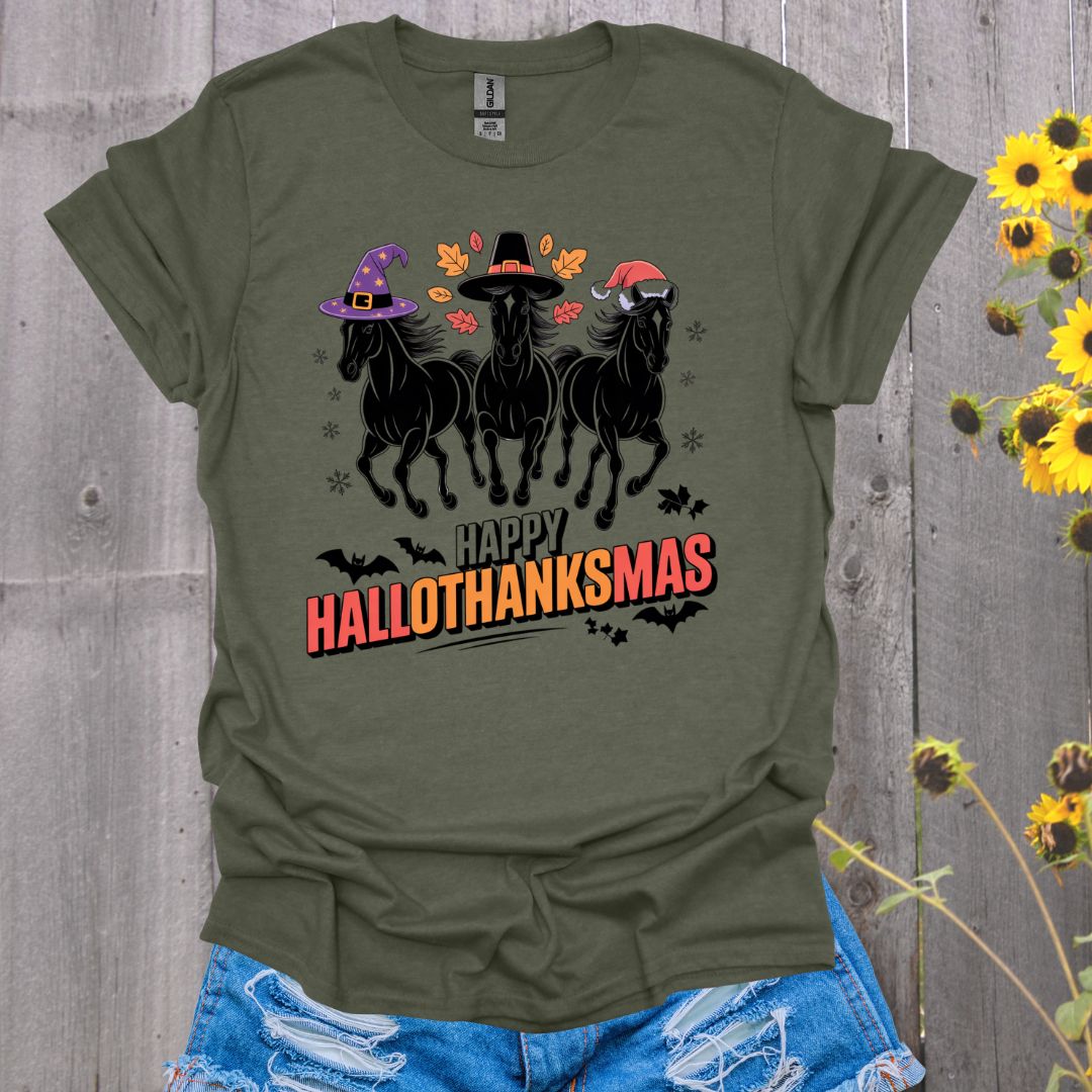 Happy Holiday Horse T-Shirt