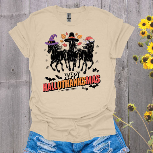 Happy Holiday Horse T-Shirt