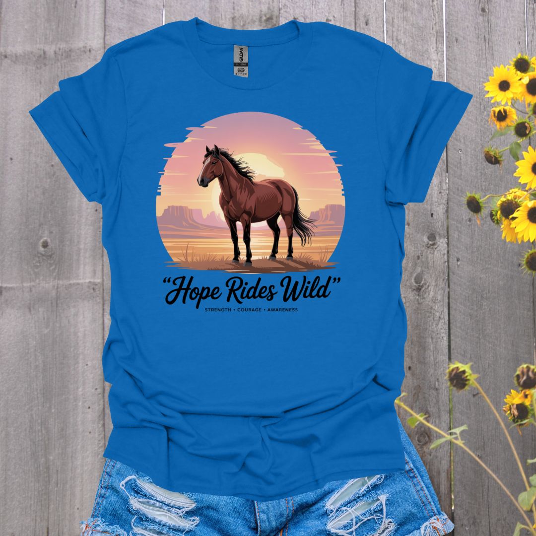 Hope Horse Breast Cancer T-Shirt