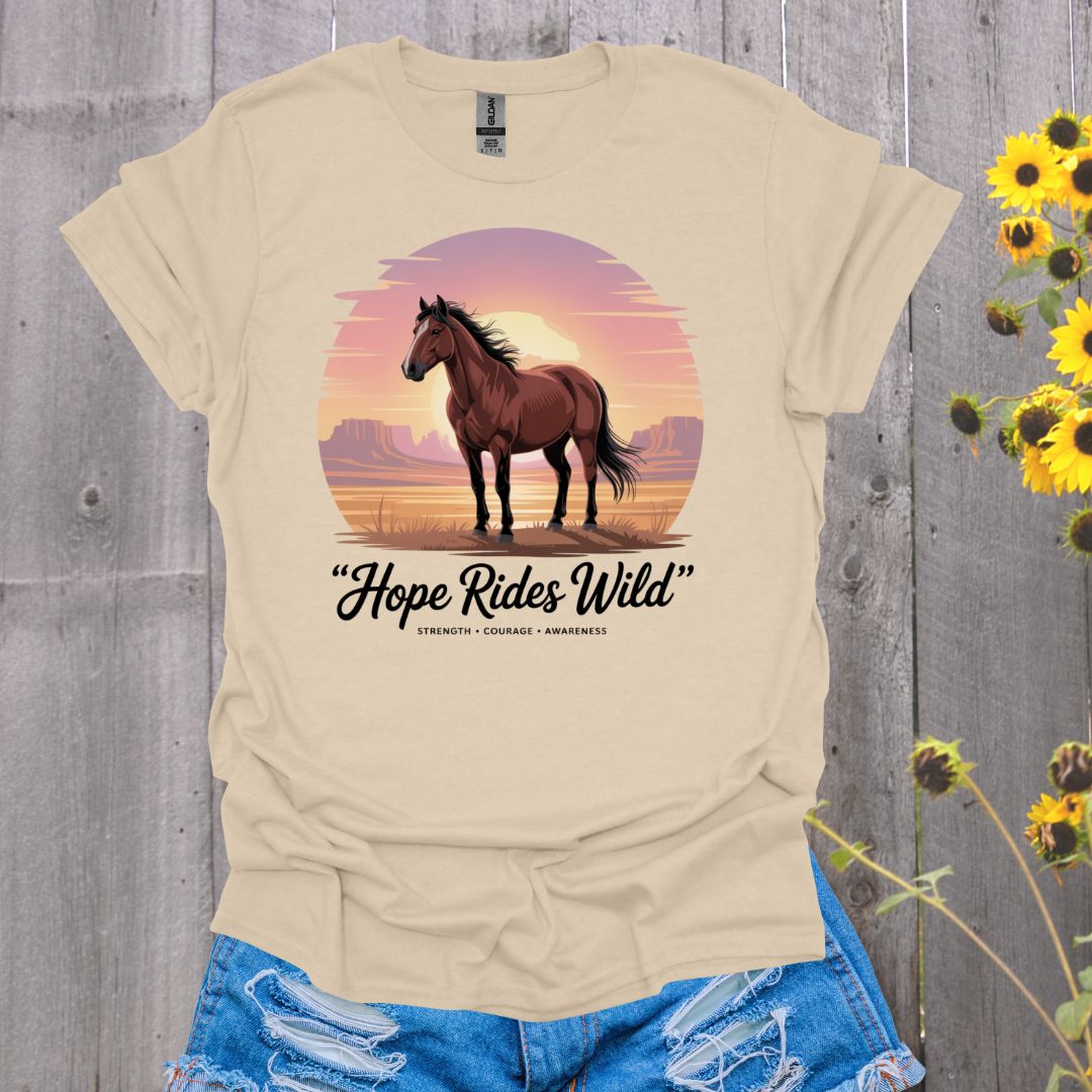 Hope Horse Breast Cancer T-Shirt