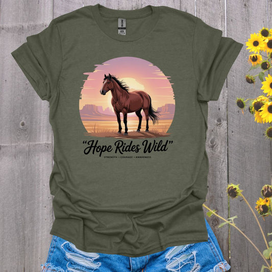 Hope Horse Breast Cancer T-Shirt