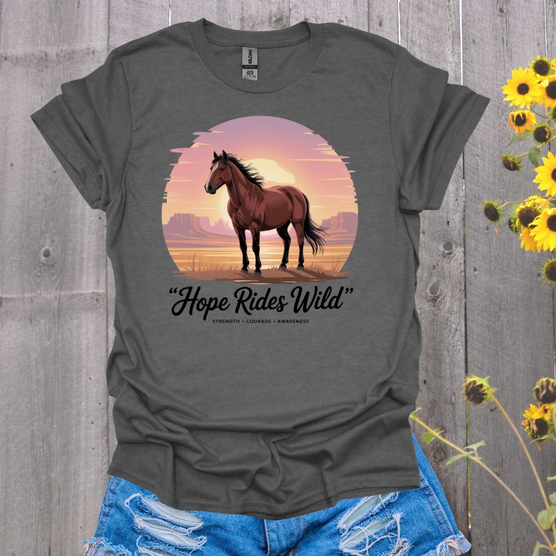 Hope Horse Breast Cancer T-Shirt