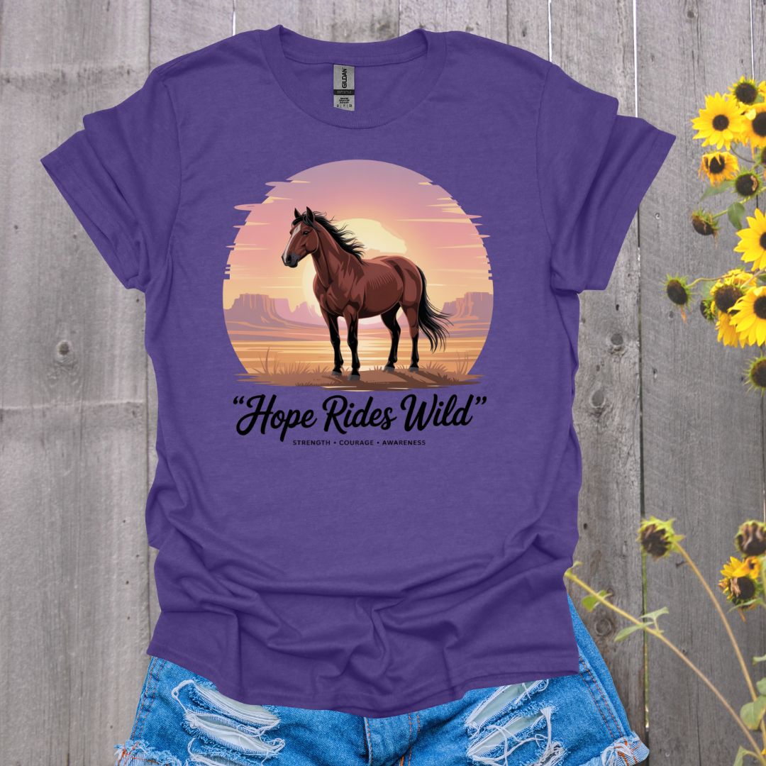 Hope Horse Breast Cancer T-Shirt