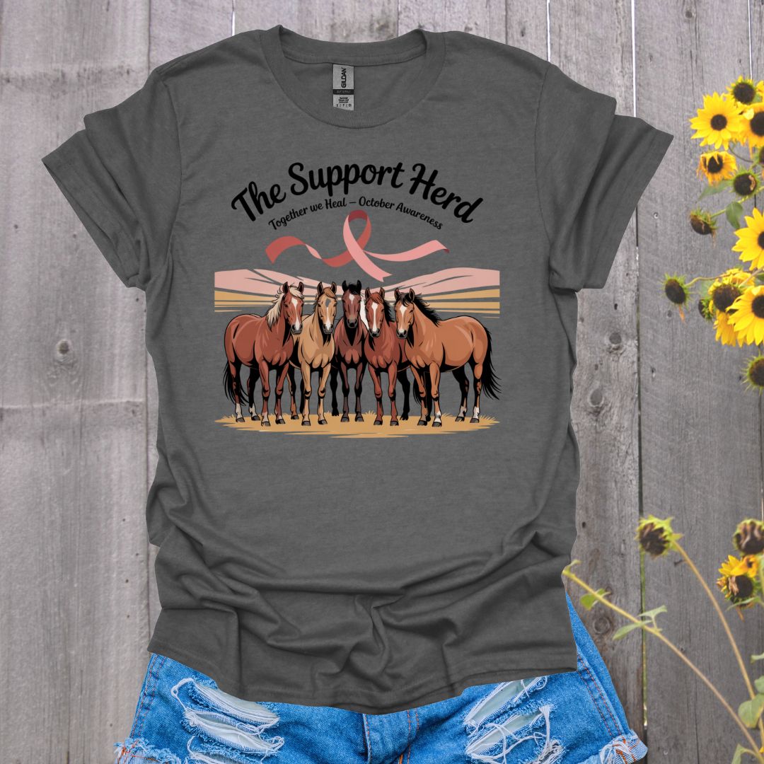 Support Herd Breast Cancer T-Shirt
