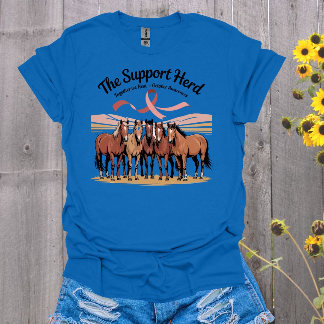 Support Herd Breast Cancer T-Shirt
