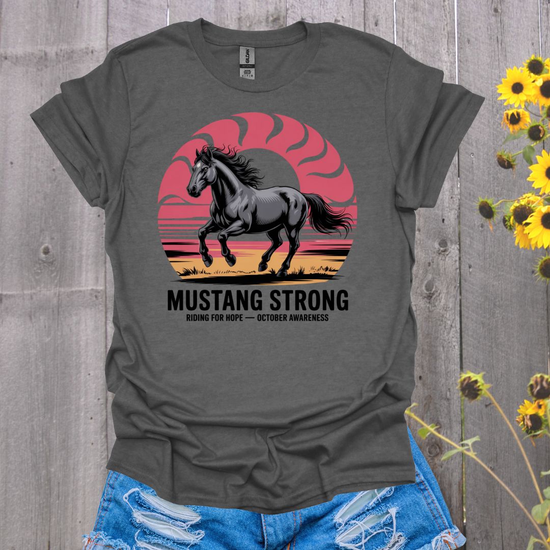 Mustang Breast Cancer T-Shirt