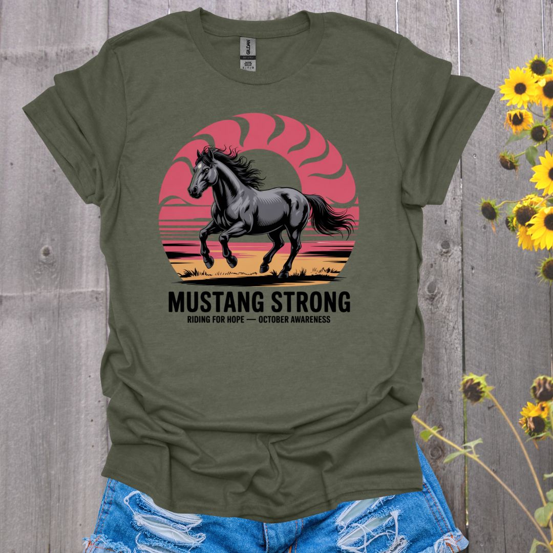 Mustang Breast Cancer T-Shirt
