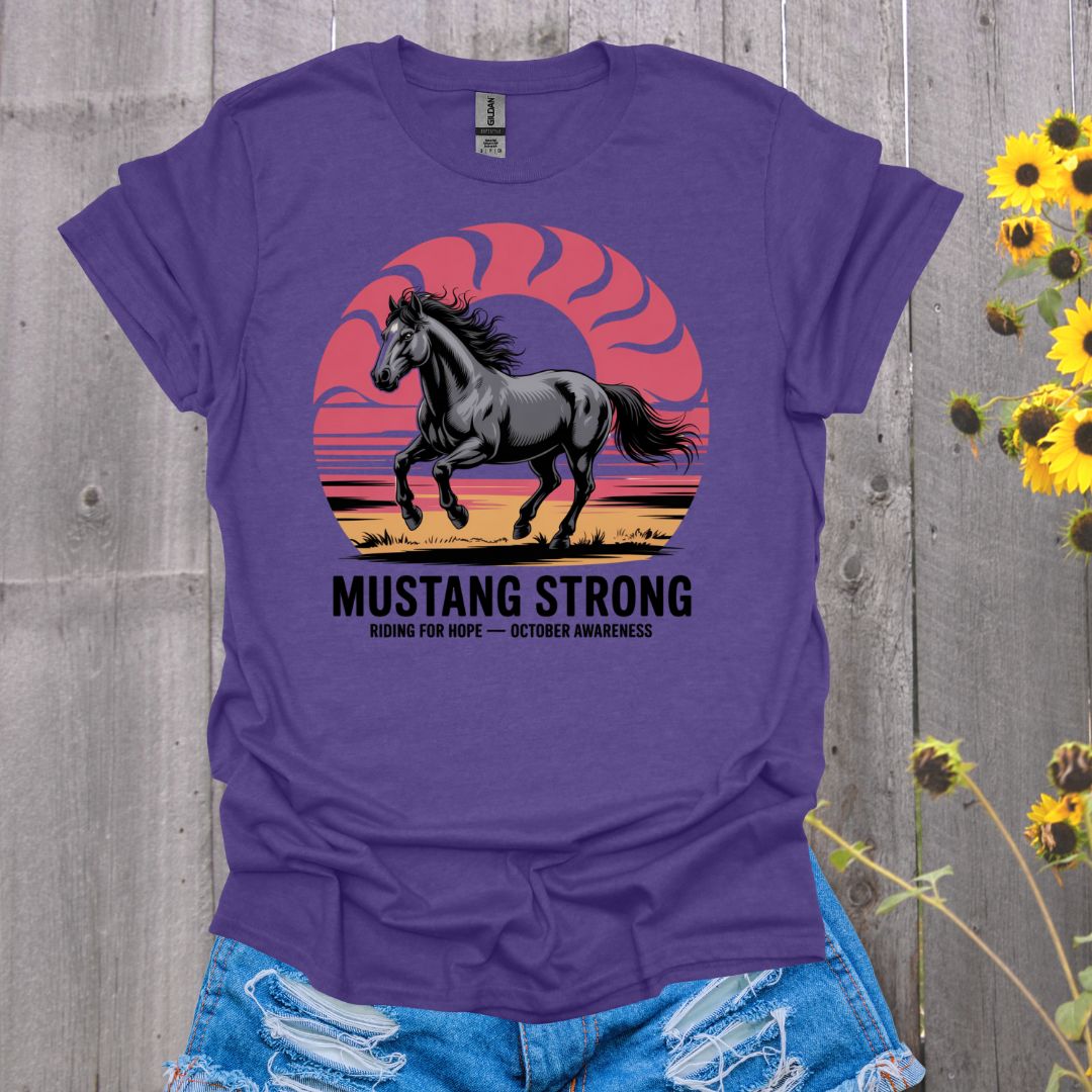 Mustang Breast Cancer T-Shirt
