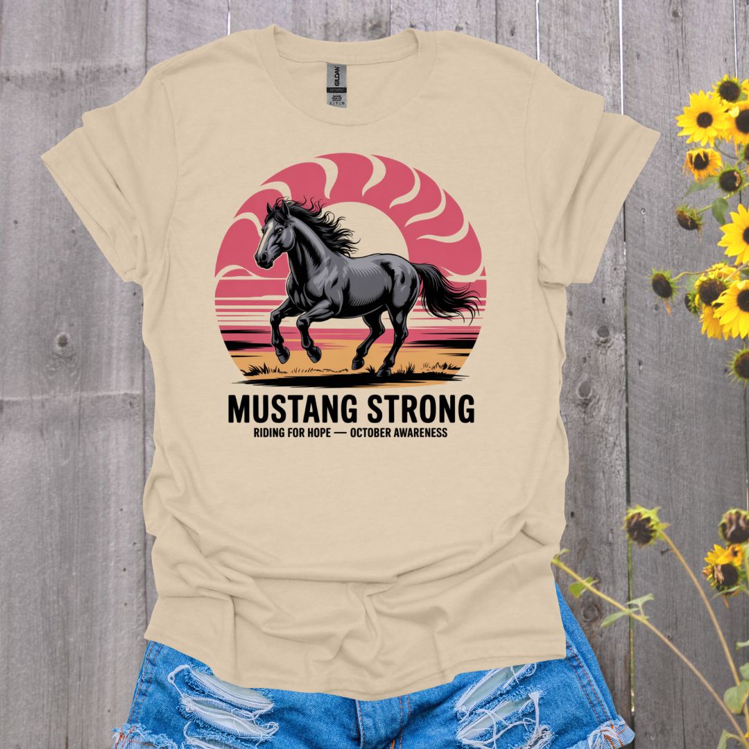 Mustang Breast Cancer T-Shirt