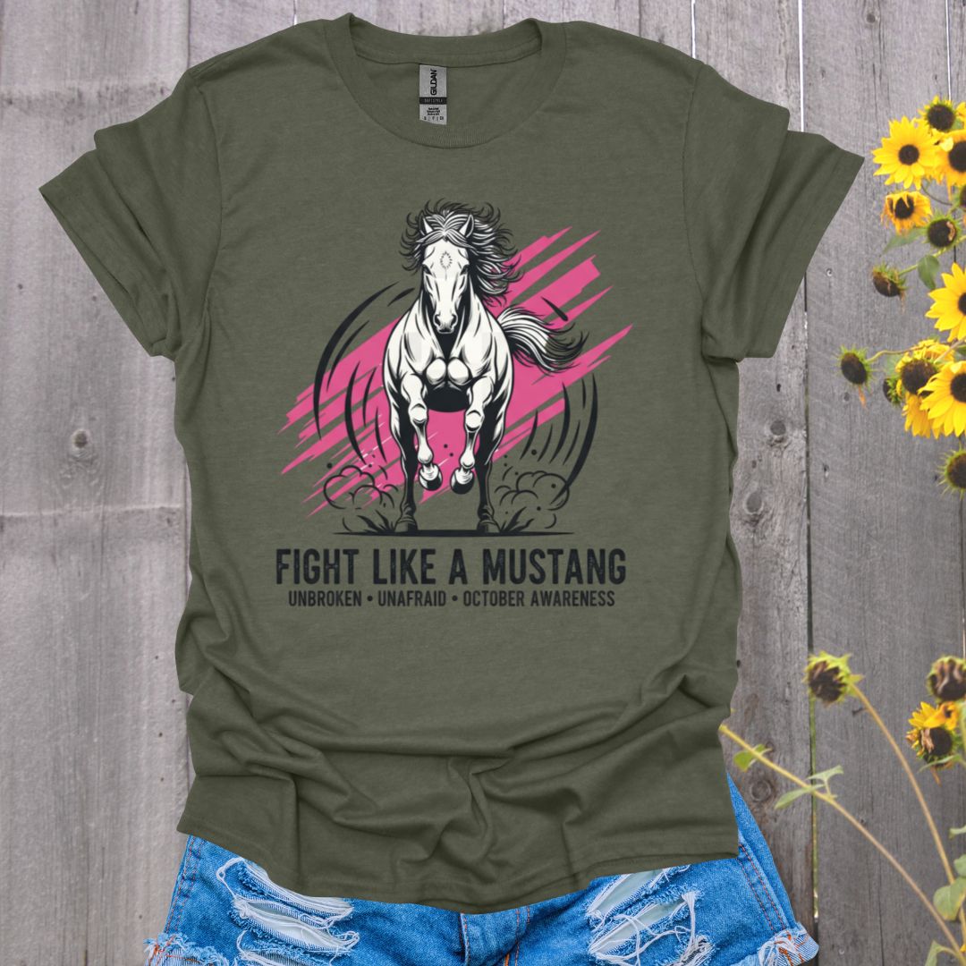 Mustang Breast Cancer T-Shirt