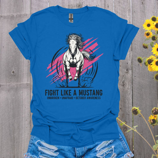 Mustang Breast Cancer T-Shirt