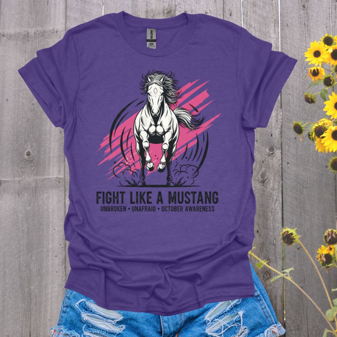 Mustang Breast Cancer T-Shirt