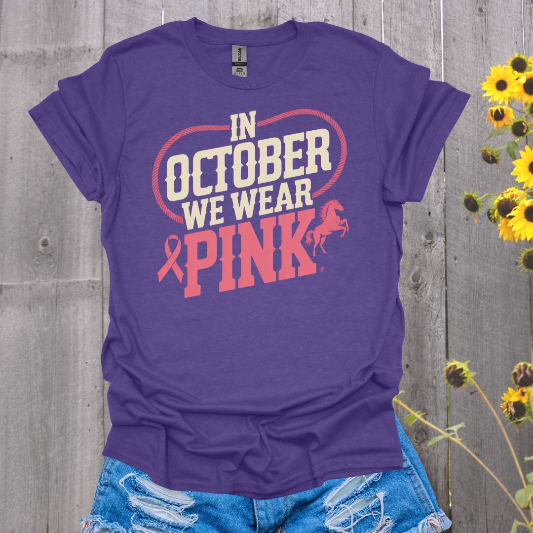 We Wear Pink Breast Cancer T-Shirt