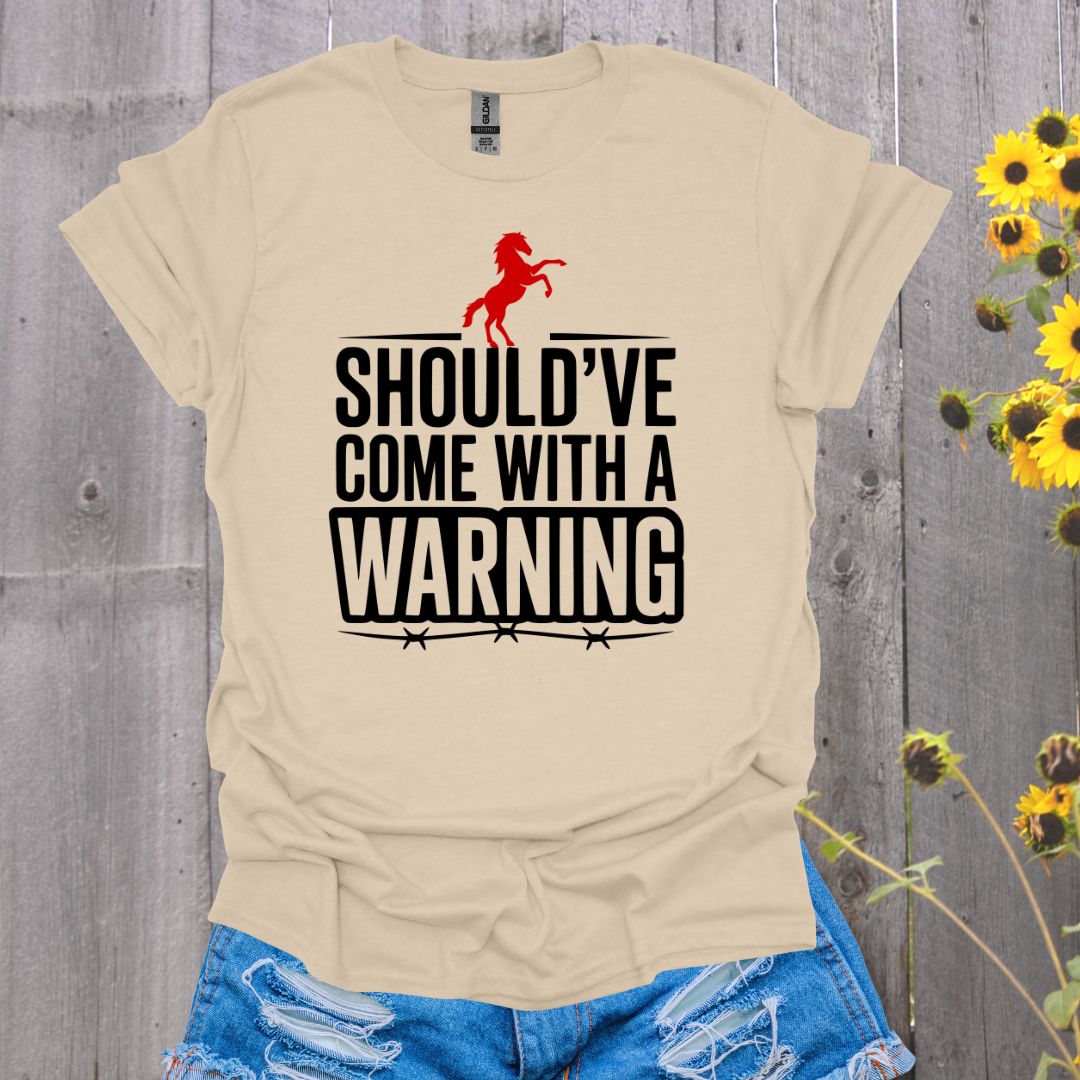 Warning Horse T-Shirt