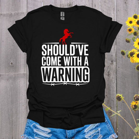 Warning Horse T-Shirt