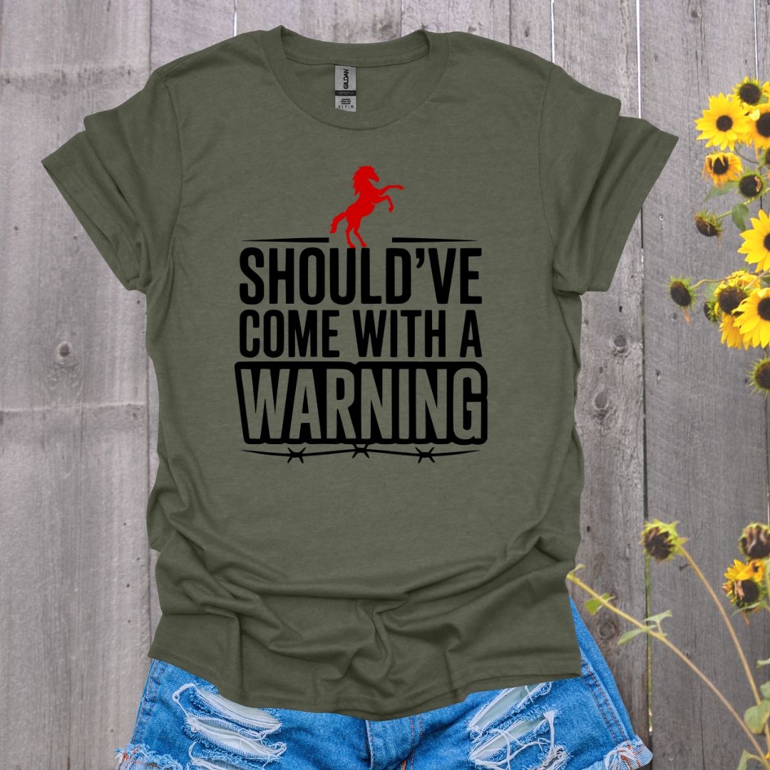 Warning Horse T-Shirt