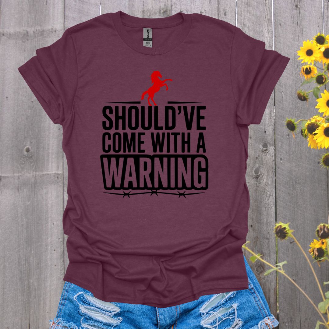Warning Horse T-Shirt
