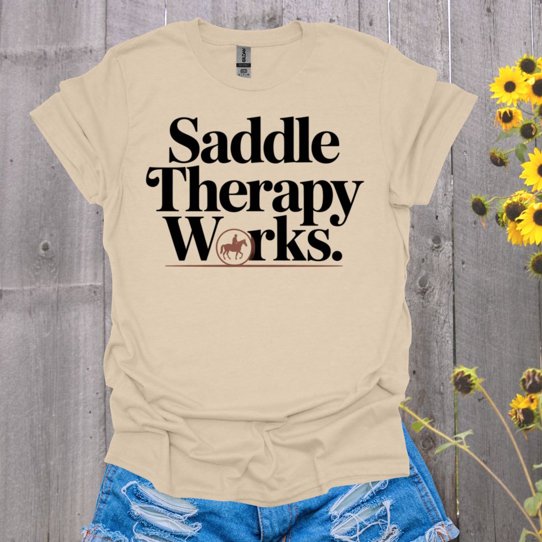 Saddle Therapy Horse T-Shirt