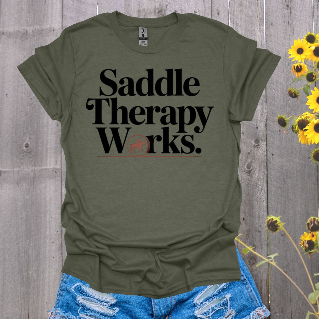 Saddle Therapy Horse T-Shirt