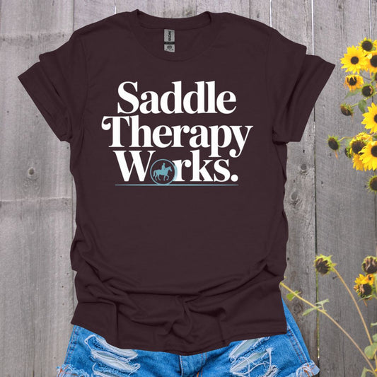 Saddle Therapy Horse T-Shirt